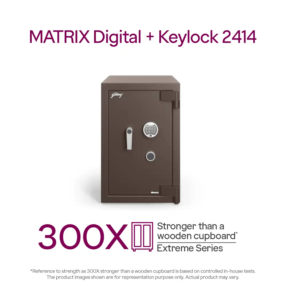 Godrej Matrix 2414 V7 (79L) EL + KL Coffee Home Locker 